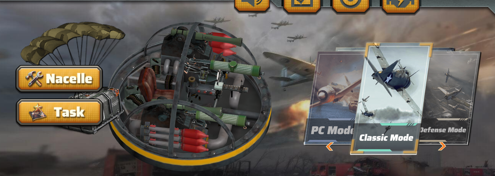 Aircraft Space Turret banner
